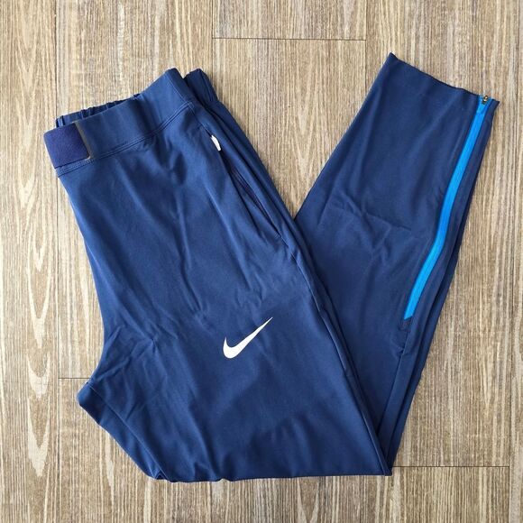 Nike Pro Elite USA Track & Field Podium Pants Men's Medium M Blue White Zippers - Picture 10 of 10